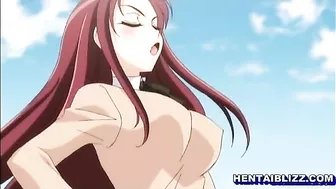 Hentai Girl Self Licks Big Tits and Fingers Wet Pussy in Anime Hentai Girl Self Licks Big Tits and Fingers Wet Pussy in Anime