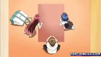 Hentai Girl Self Licks Big Tits and Fingers Wet Pussy in Anime