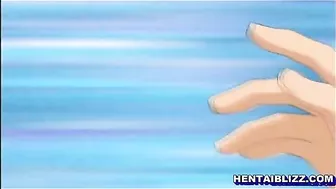 Hentai Girl Self Licks Big Tits and Fingers Wet Pussy in Anime