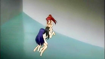 Hentai Lesbian Threesome Hard Fucked