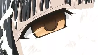 Hentai babe swings wet pussy in group fuck session, anime-style