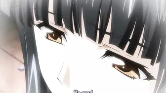 Hentai babe swings wet pussy in group fuck session, anime-style