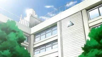 Hentai Coed Sucking Stiff Dick and Swallowing Cum in the Toilet