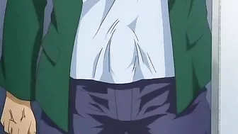 Hentai Coed Sucking Stiff Dick and Swallowing Cum in the Toilet