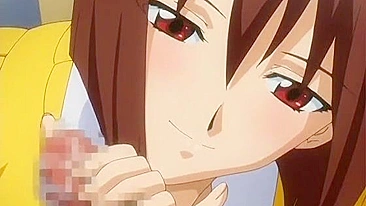 Hentai Coed Sucking Stiff Dick and Swallowing Cum in the Toilet