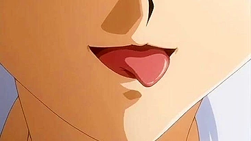 Hentai Coed Sucking Stiff Dick and Swallowing Cum in the Toilet