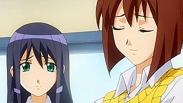 Hentai Coed Sucking Stiff Dick and Swallowing Cum in the Toilet