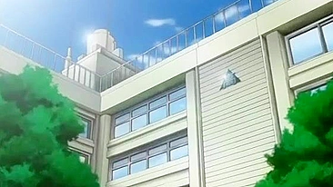 Hentai Coed Sucking Stiff Dick and Swallowing Cum in the Toilet