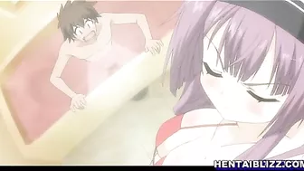 Busty hentai maid gets fingered ass and doggystyle fucked, anime,  busty,  hentai,  maid,  fingered