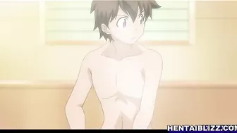 Busty hentai maid gets fingered ass and doggystyle fucked, anime,  busty,  hentai,  maid,  fingered