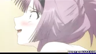 Busty hentai maid gets fingered ass and doggystyle fucked, anime,  busty,  hentai,  maid,  fingered