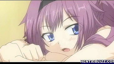 Busty hentai maid gets fingered ass and doggystyle fucked, anime,  busty,  hentai,  maid,  fingered