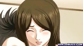 Japanese Busty Hentai Double Penetration - Hardcore Anime Boob Action