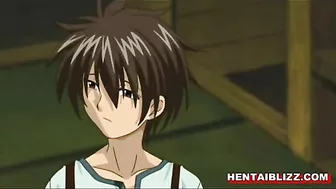 Hentai Cutie Gets Squeezed Tits, Chained and Fingered