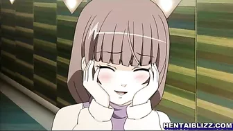 Japanese Busty Hentai Porn - Hot Sucking and Riding Stiff Dicks