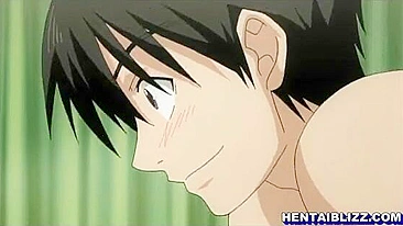 Japanese Busty Hentai Porn - Hot Sucking and Riding Stiff Dicks