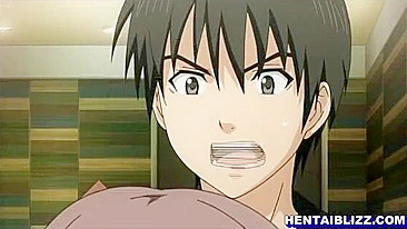 Japanese Busty Hentai Porn - Hot Sucking and Riding Stiff Dicks