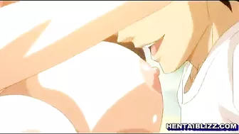 Hentai Porn Video - Big Boobs Fingering Pussy and Standing Fuck