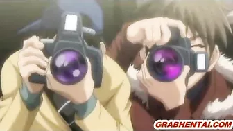 Hentai Coed Gangbanged and Facial Cumshot in the Train