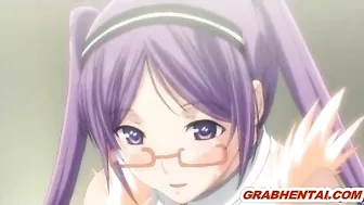 Hentai Coed Gangbanged and Facial Cumshot in the Train