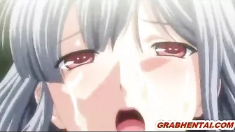 Hentai Coed Gangbanged and Facial Cumshot in the Train