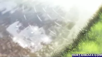 Bigboobs hentai footjob a stiff cock, bigboobs,  hentai,  footjob,  tits,  anime