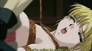 Hentai Porn Video - Roped Woman with Firm Tits Begs for Mercy during Fucking