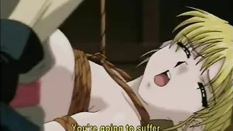 Hentai Porn Video - Roped Woman with Firm Tits Begs for Mercy during Fucking