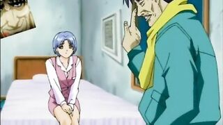 Girl Gets Poked by Ebony Pervert in Hot Hentai Action