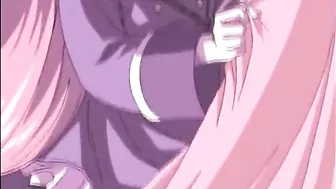 Cute hentai gets fingered pussy and sucked stiff dick by soldier, anime