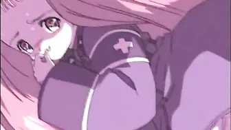 Cute hentai gets fingered pussy and sucked stiff dick by soldier, anime