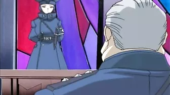 Cute hentai gets fingered pussy and sucked stiff dick by soldier, anime