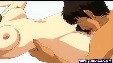 Big Tits Hentai Gets Licked Pussy and Hard Fucked by Ghetto Guy - XXX Anime