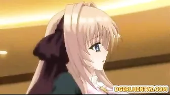 Shemale hentai coed gets assfucked and facial cumshot