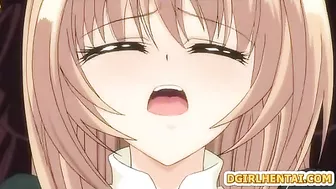 Shemale hentai coed gets assfucked and facial cumshot