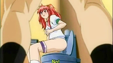 Schoolgirl hentai gets assfucked in the toilet by teacher, anime,  schoolgirl,  hentai,  coed,  assfucked,  toilet