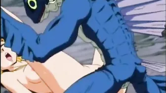 Hentai Porn Video - Bondage Girls Groupfucked by Monster Lizards