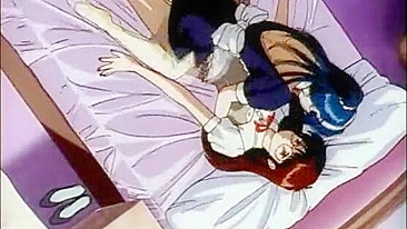 Hentai Maid Fingering Pussy and Hot Fucking by Shemale Anime
