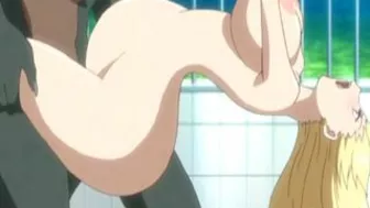 Huge Boobed Pregnant Hentai Gets Fucked by Lizard Monster in Anime