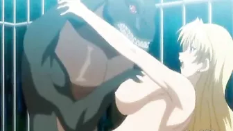 Huge Boobed Pregnant Hentai Gets Fucked by Lizard Monster in Anime