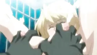 Huge Boobed Pregnant Hentai Gets Fucked by Lizard Monster in Anime