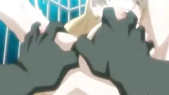 Huge Boobed Pregnant Hentai Gets Fucked by Lizard Monster in Anime