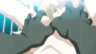 Huge Boobed Pregnant Hentai Gets Fucked by Lizard Monster in Anime