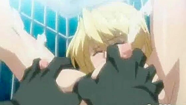 Huge Boobed Pregnant Hentai Gets Fucked by Lizard Monster in Anime