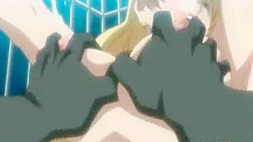 Huge Boobed Pregnant Hentai Gets Fucked by Lizard Monster in Anime