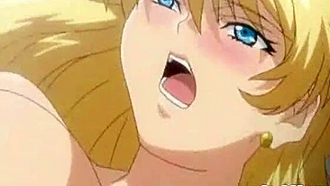 Huge Boobed Pregnant Hentai Gets Fucked by Lizard Monster in Anime