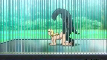 Huge Boobed Pregnant Hentai Gets Fucked by Lizard Monster in Anime