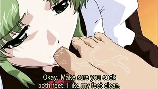 Maid with Enema, Oral Sex and Ass Injection in Hentai Porn