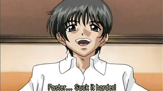 Maid with Enema, Oral Sex and Ass Injection in Hentai Porn