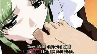 Maid with Enema, Oral Sex and Ass Injection in Hentai Porn